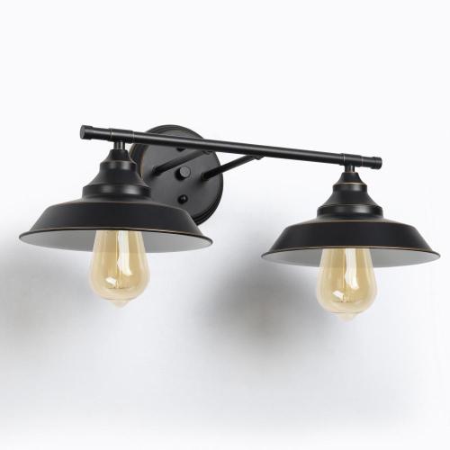 Wall Mounted Wall Light Fixtures 2 Bulbs