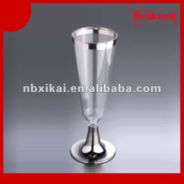 Plastic red wine glass