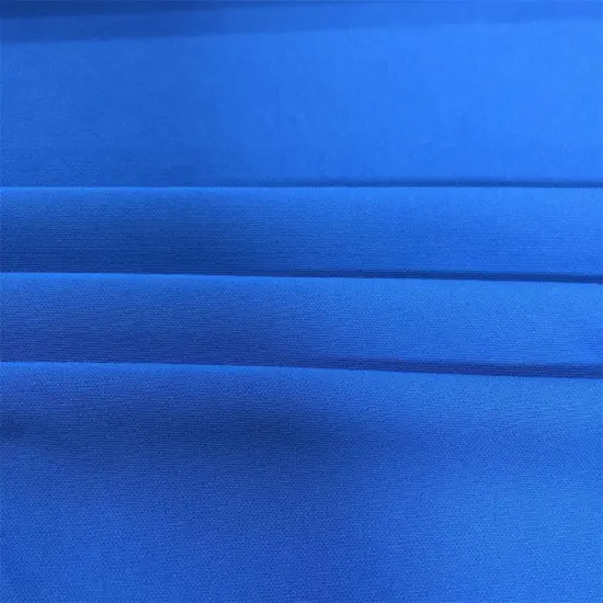 Recycled Polyester Ssustainable Woven Spandex Solid Fabric