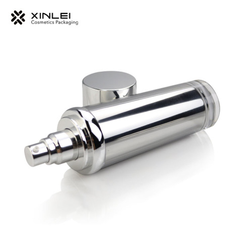 120ml new design cylindrical acrylic cosmetic bottle