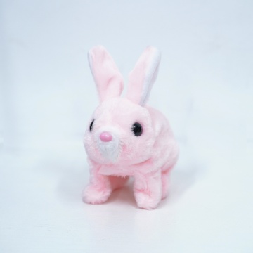 W2B01 Animated Jumping Mouth Rabbit Plush Toy