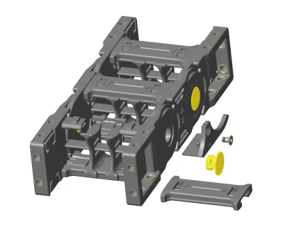 Nylon Cable Chain JEZ35Q.2 35X50-300mm Open Type Energy Chain