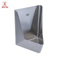 Wall hung urinal with flush valve