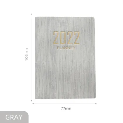2022 Daily Planner A7 Size Daily Notebook