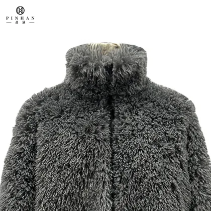 2023 New Design Oversize Sherpa Fleece Jacket for Men - OEM ODM Custom Warm Coat