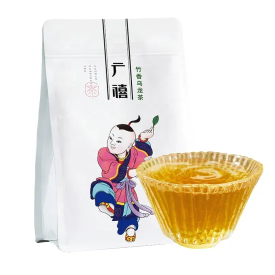2022 New 500g Bamboo Aroma Oolong Tea Loose Leaf for Bubble Tea