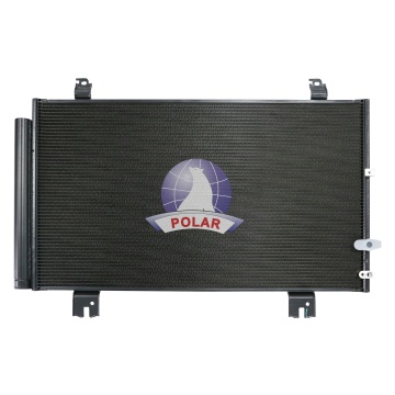 Polar 12AC016 High-Density AC Condenser for Toyota Crown GRS182 - Black Spray Paint OEM 884600N030 Replacement