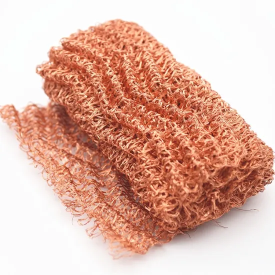 Pure Copper/Stainless Steel/Nickle/Titanium/Brass Knitted Wire Mesh" 

However, for better SEO and readability, you might consider:

"Knitted Wire Mesh in Pure Copper, Stainless Steel, Nickle, Titanium, and Brass