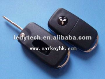 Top quality Mitsubishi flip modified remote key blank key shell key cover