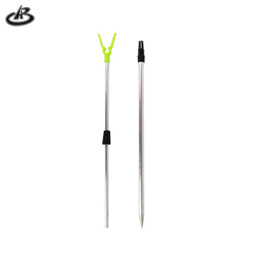 Portable Aluminum Fishing Rod Holder - Adjustable Telescopic Stand Bracket in 50/85CM, Y-Shaped Design for Sports Fishing