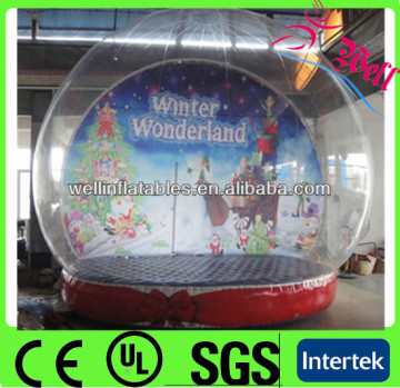 Christmas decoration happy new year decorations artificial white snow for inflatable cheap snow globe