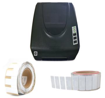 UHF RFID Label Printer with Desktop Compatibility: 860-960MHz Frequency Range