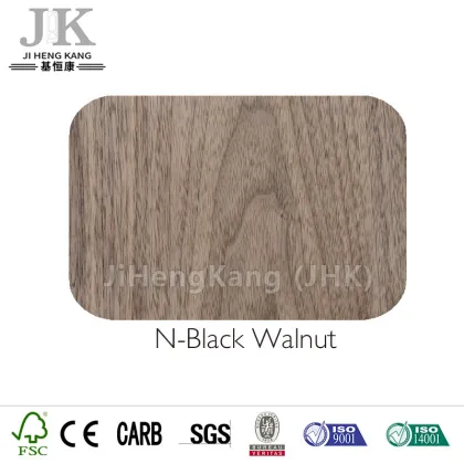 JHK-Walnut Wood Natural Padouk Wood Dark Walnut HDFDoor Skin