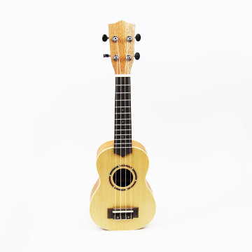 High-end custom fish wood pattern ukulele