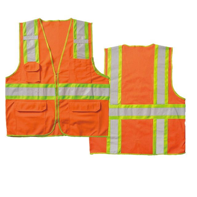 Safety vest with pencil pockets