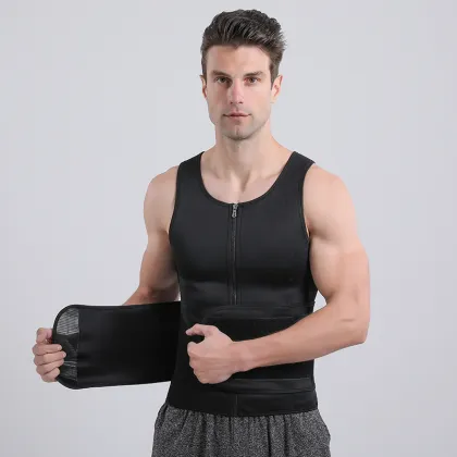2022 New Neoprene Reducing Girdles and Waist Trimmers for Men