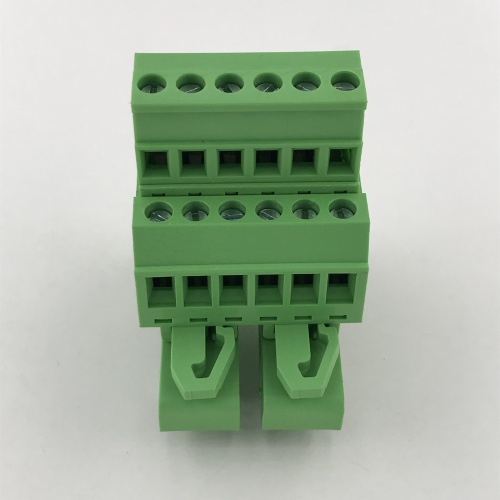 Din rail mounted type Vertical Pluggable terminal block