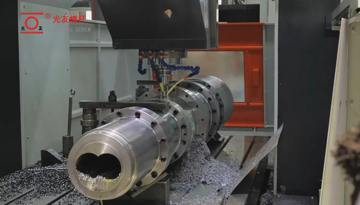 Parallel twin screw at bariles para sa pe pvc wpc lvt plastic extruder