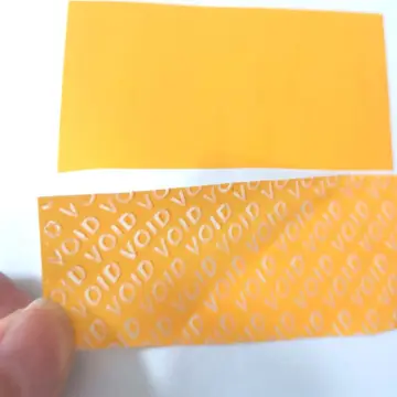 Anti-Theft Void Material Security Void non transfer Label