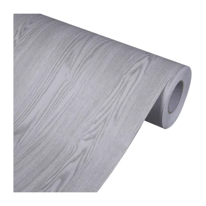 Home Decoration Wood Grain Wallpaper Decoration Interior