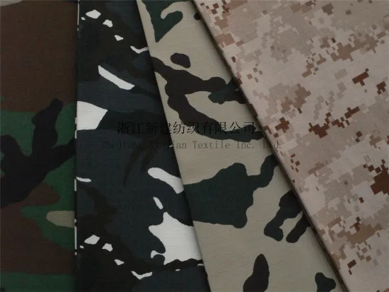 Middle East Nylon Cotton Military Camouflage Fabric