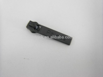Garment, luggages metal accessories Black nickle zipper slider with puller