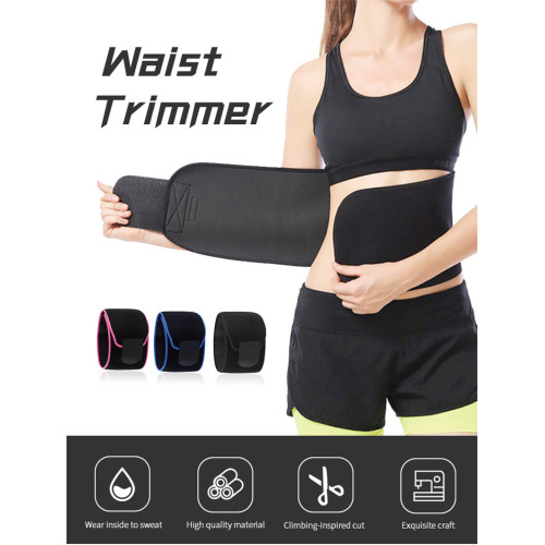 Hot Selling Amazon Popular High Quality Unisex Waist Slimming Belt Support Sweet Sports Sweat Waist Trimmer
