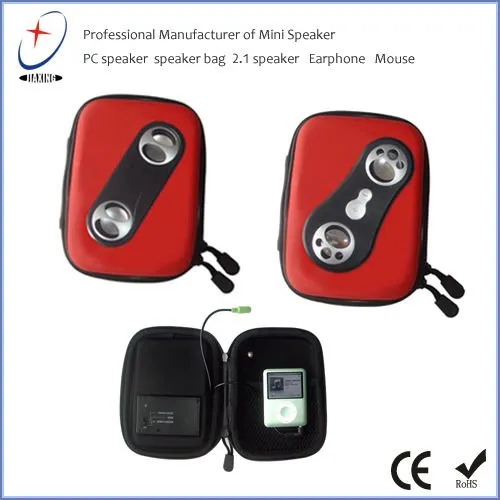 New style portable speaker case, with stereo sound,good for promotion