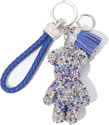 Yirun Cool Diamond Bear Design Pendant Keychain