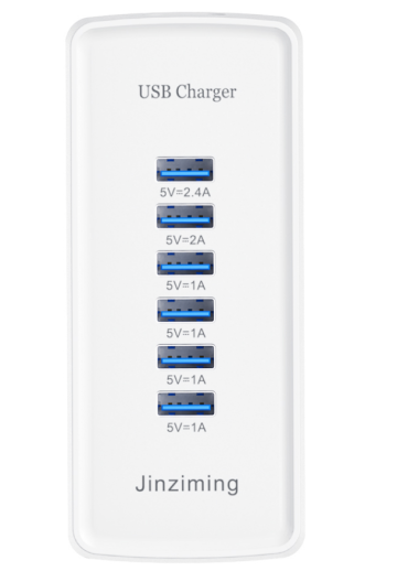 30W 6- port USB Fast Chargers of Phones