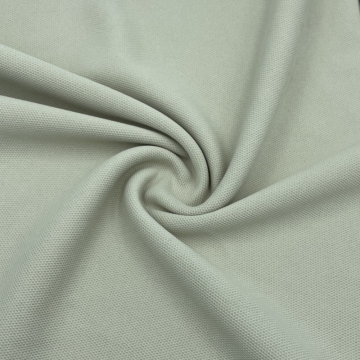 Tissu de mélange de polyester en coton de couleur unie continue