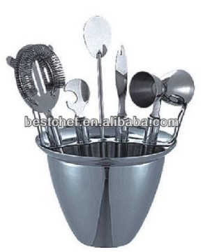 stainless steel Bar set 8 pieces