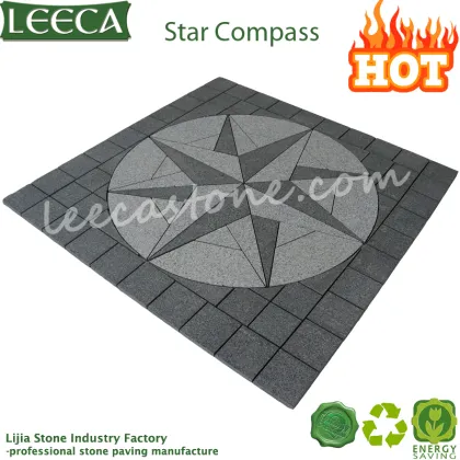 Granite pattern paving stone driveway paving stone