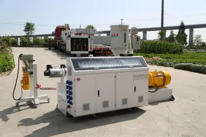 PE HDPE pipe tube production line machine