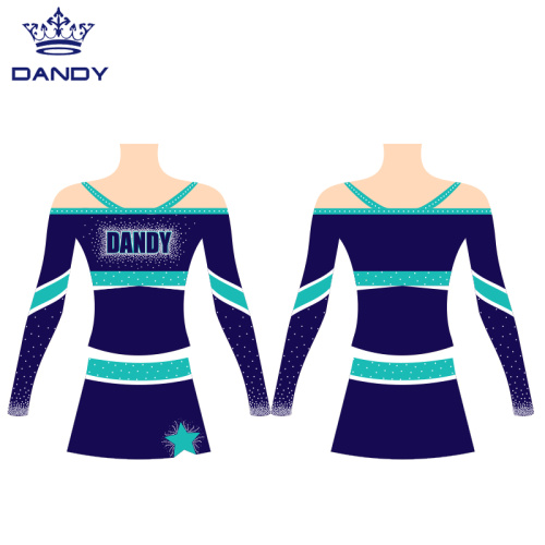 Pasadyang Sublimated Cheerleading Practice Wear