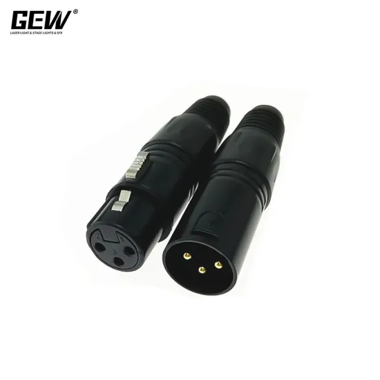 GEVV Stage Light Parts: DMX Female Male XLR Connectors