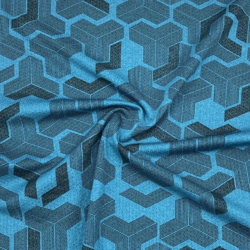 Mimación de poliéster elastane de malla mixta textil