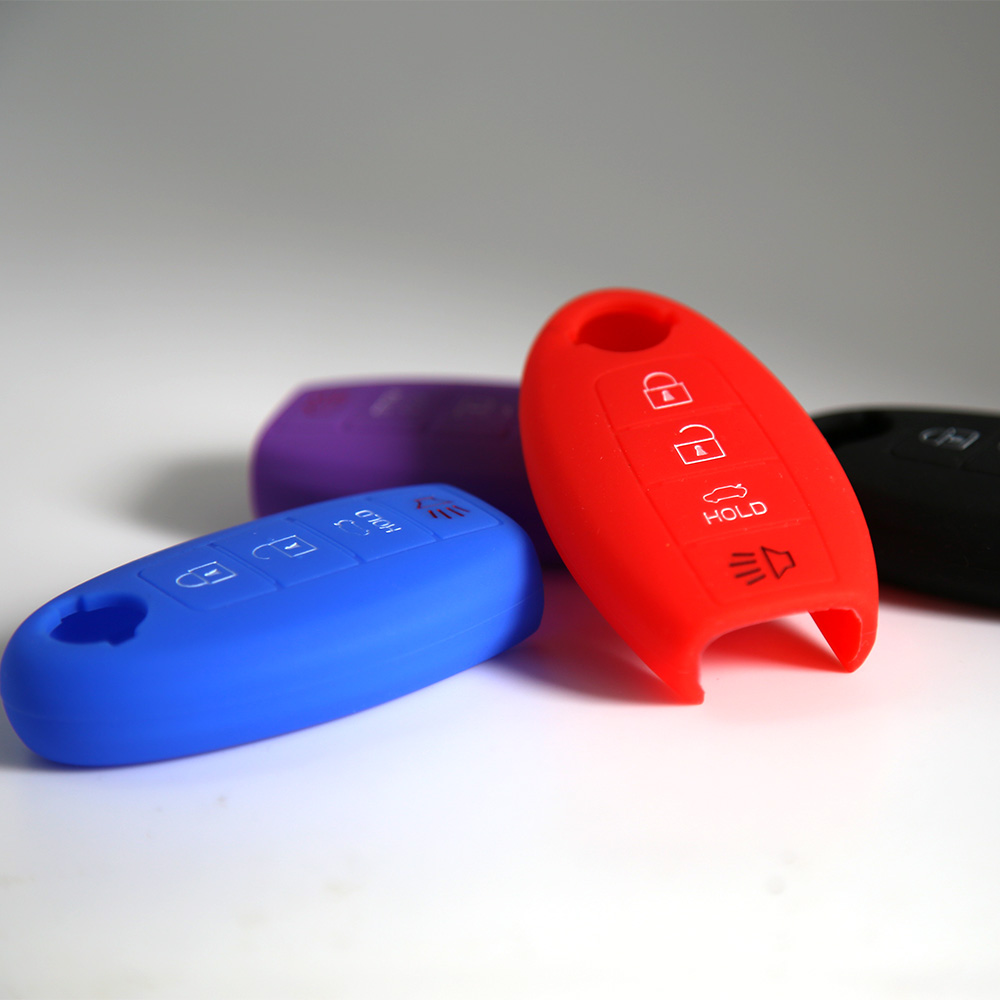 Silicone 4 Button Smart Key Cover, High Quality Silicone 4 Button Smart ...