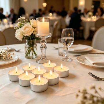 Long‑burn Tea Light Candle For Venue Wholesale