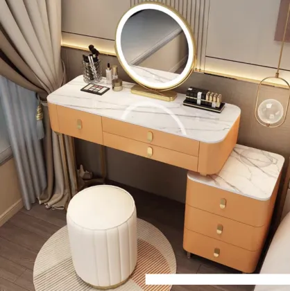 Solid wood slate dressing table bedroom