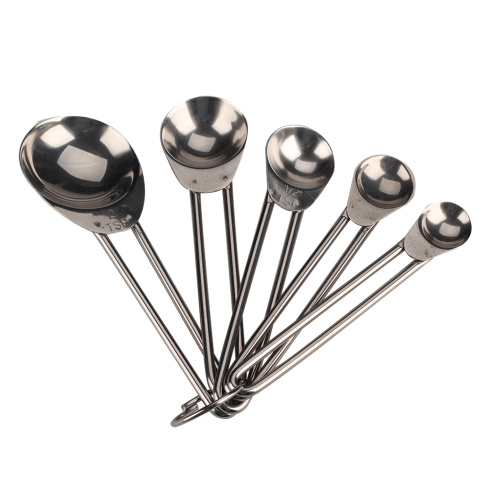 Set of 5 Stainless Steel Measuring Spoons