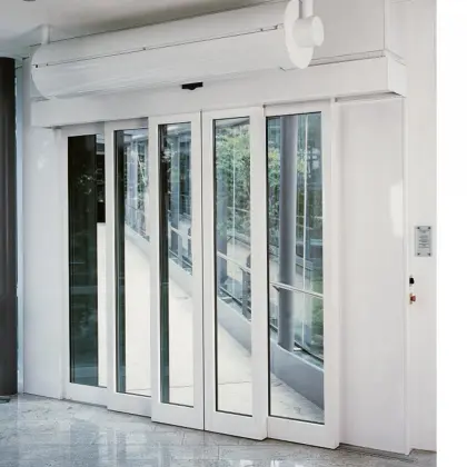 Electric dsd sliding glass telescopic automatic door system