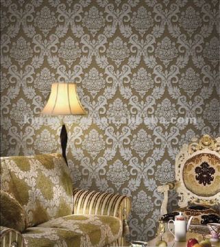 luxury non-woven wallpaper for home decoration