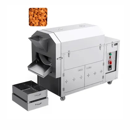Electric Heating Tea Leaf Roasting Machine for Peanuts, Barley, Groundnuts, Sesame, and Chestnuts