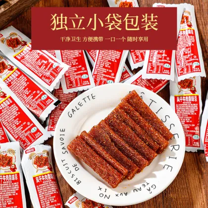 Delicious dried sliced beef flavor latiao for sale