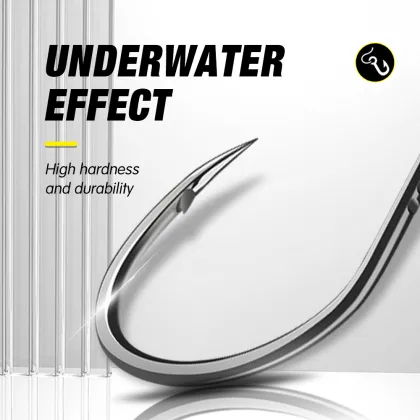 THORFORCE High Strength White Tin Material Back Notch BKK Sharp Single Hook