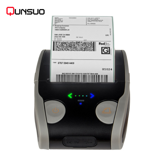 Handheld portable label printer for shipping and packaging