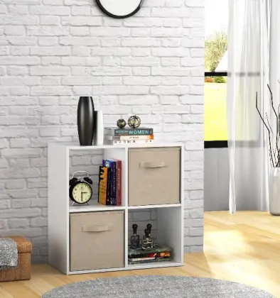 Amazon hot selling closed wooden shelf bookcase