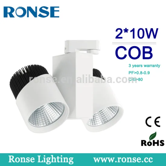 Ronse two head led track spot light gu10 track light fixture led track fixture