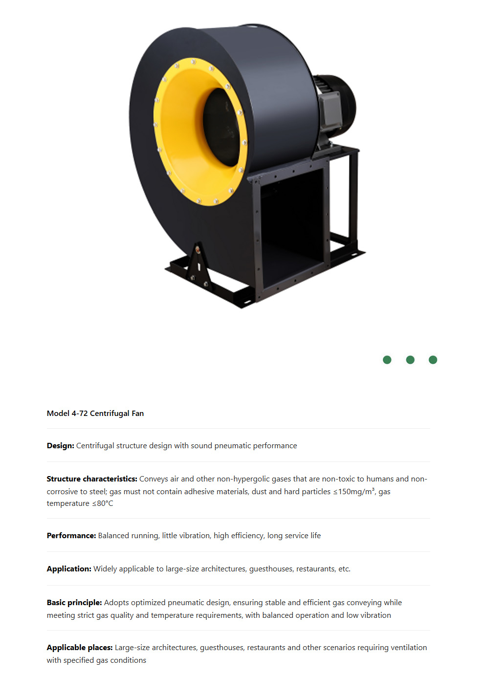 4-72 Centrifugal Fan 1